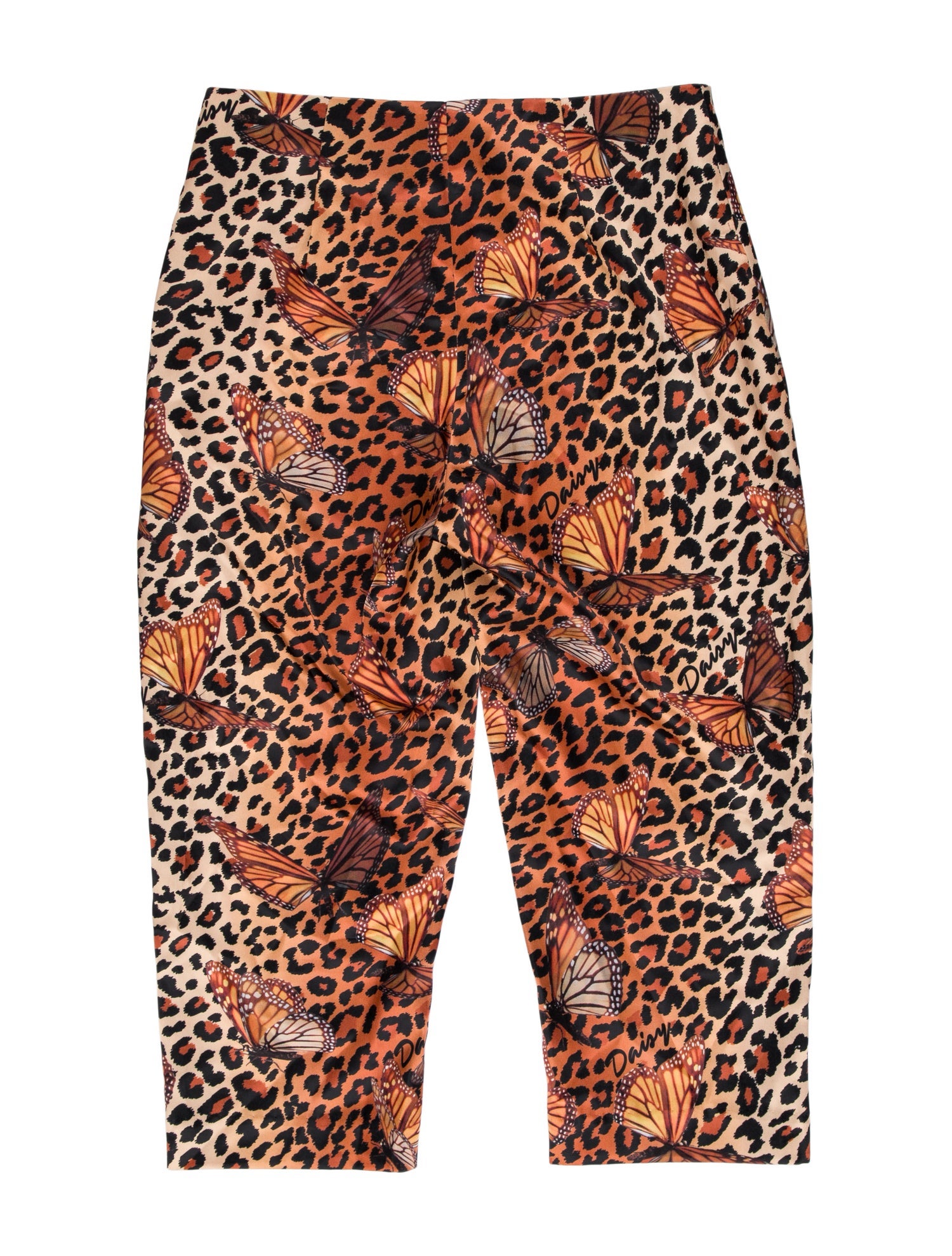 Daisy Animal Print Straight Leg Pants