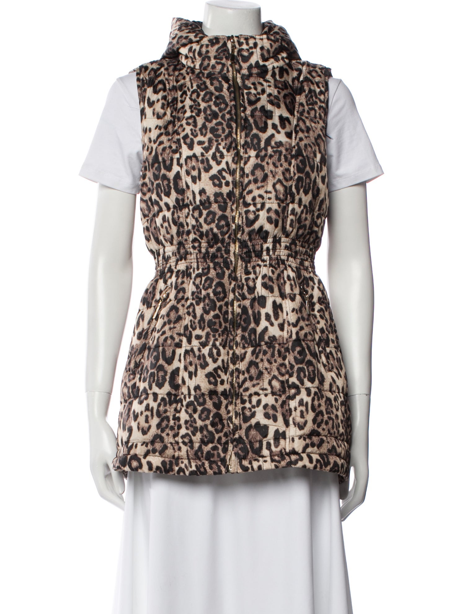 Daisy Animal Print Vest