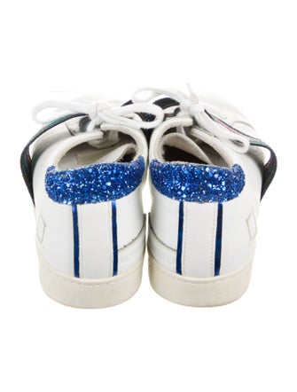 D.A.T.E. Leather Printed Sneakers