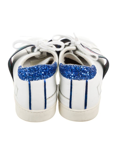 D.A.T.E. Leather Printed Sneakers