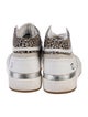 D.A.T.E. Leather Wedge Sneakers