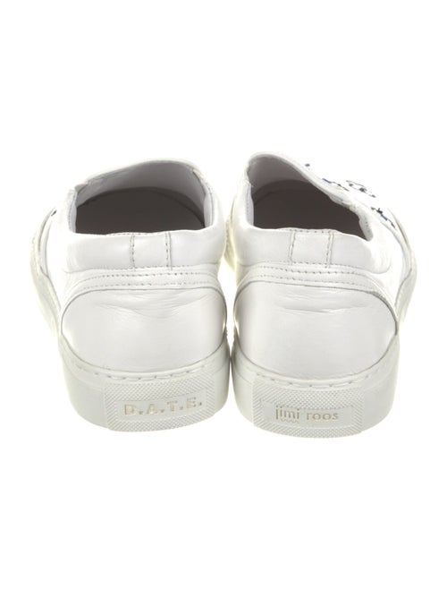 D.A.T.E. Leather Floral Print Sneakers