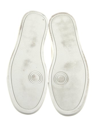 D.A.T.E. Leather Floral Print Sneakers