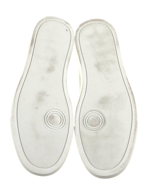 D.A.T.E. Leather Floral Print Sneakers