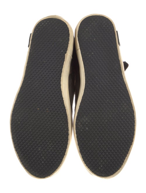 D.A.T.E. Snakeskin Animal Print Wedge Sneakers