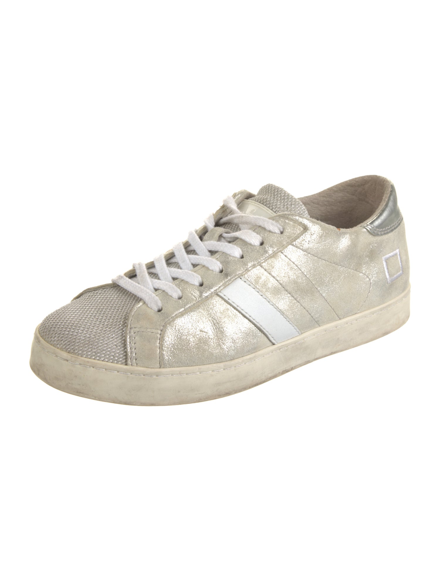 D.A.T.E. Suede Leather Trim Embellishment Sneakers
