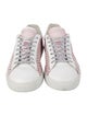 D.A.T.E. Leather Polka Dot Print Sneakers