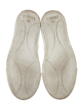 D.A.T.E. Leather Polka Dot Print Sneakers