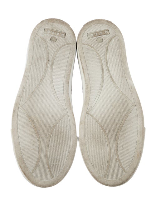 D.A.T.E. Leather Polka Dot Print Sneakers