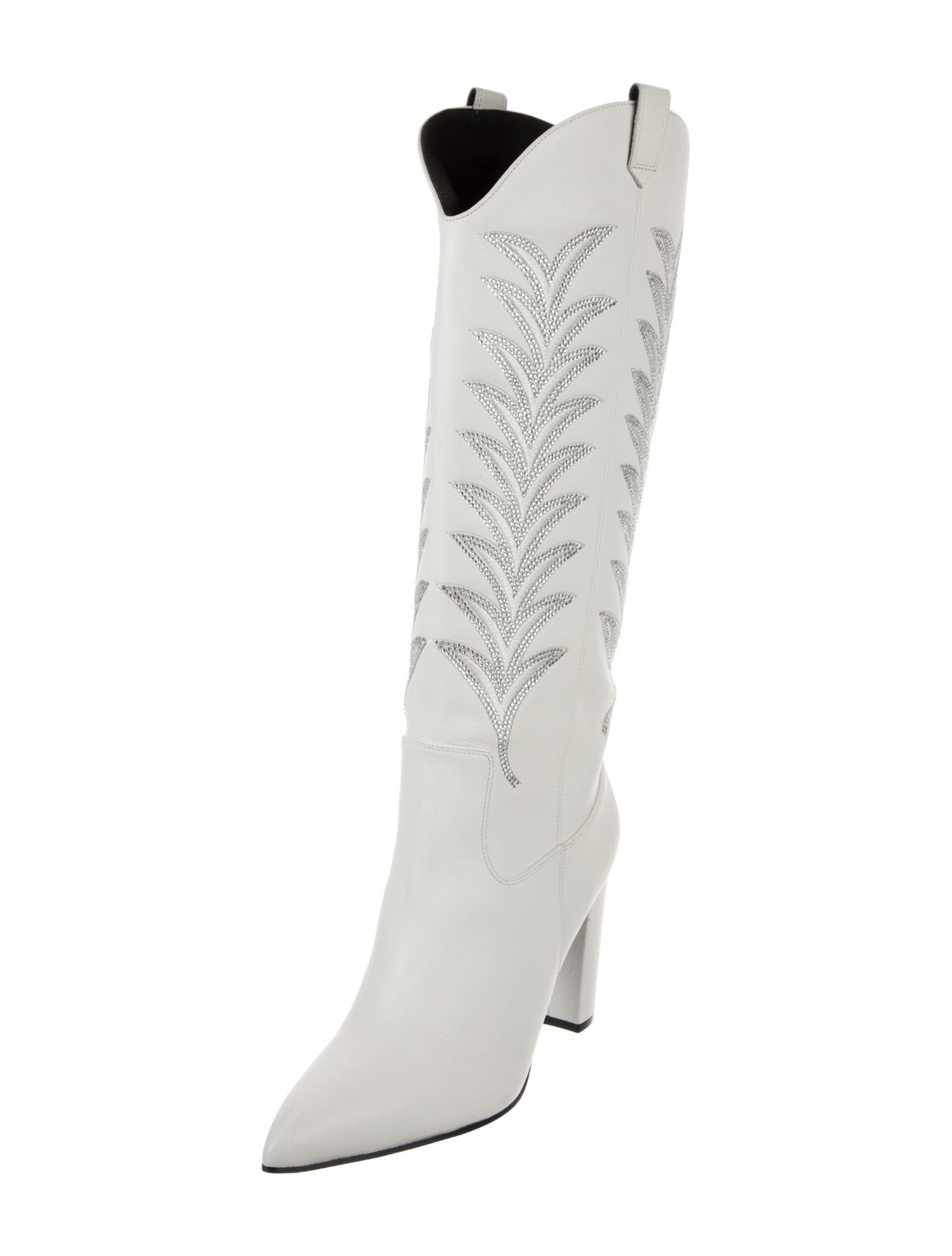 &Daughter Leather Patterned Western Boots