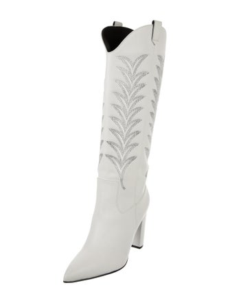 &Daughter Leather Patterned Western Boots