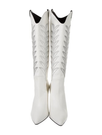 &Daughter Leather Patterned Western Boots