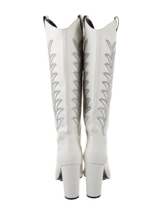 &Daughter Leather Patterned Western Boots