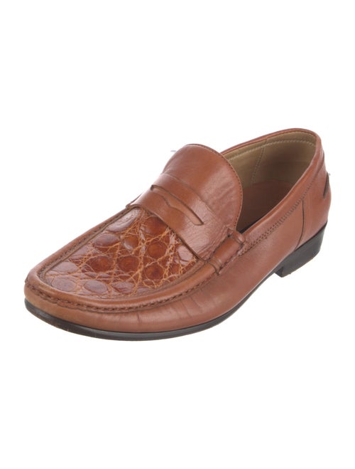 DAVID EDEN Leather Monk Straps