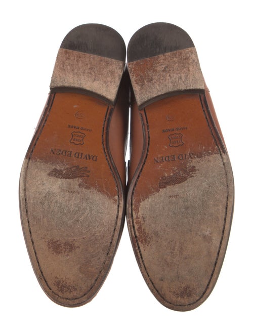 DAVID EDEN Leather Monk Straps