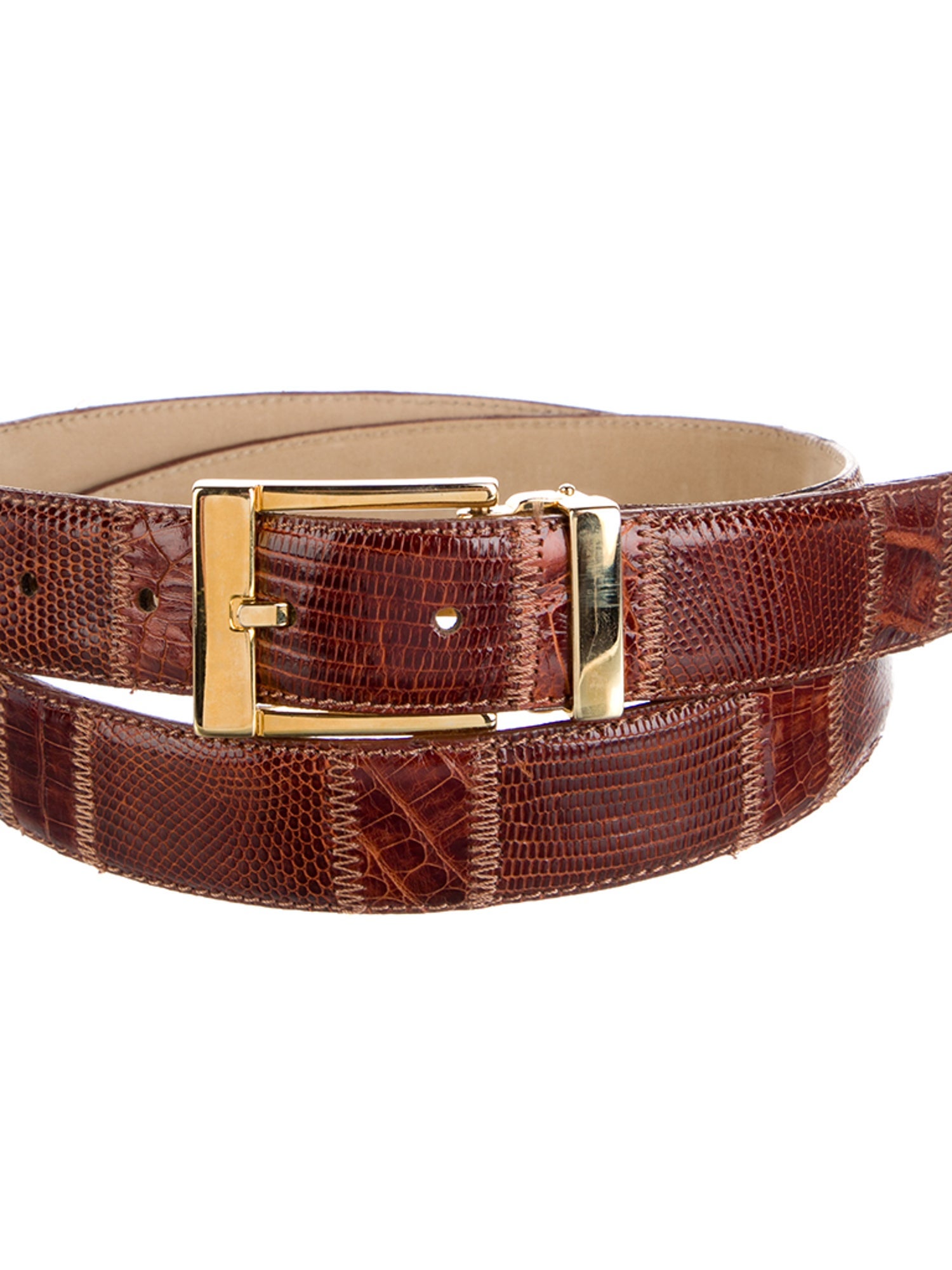 DAVID EDEN Crocodile Belt