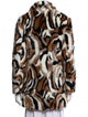 DVF x Apparis Faux Fur Animal Print Faux Fur Jacket