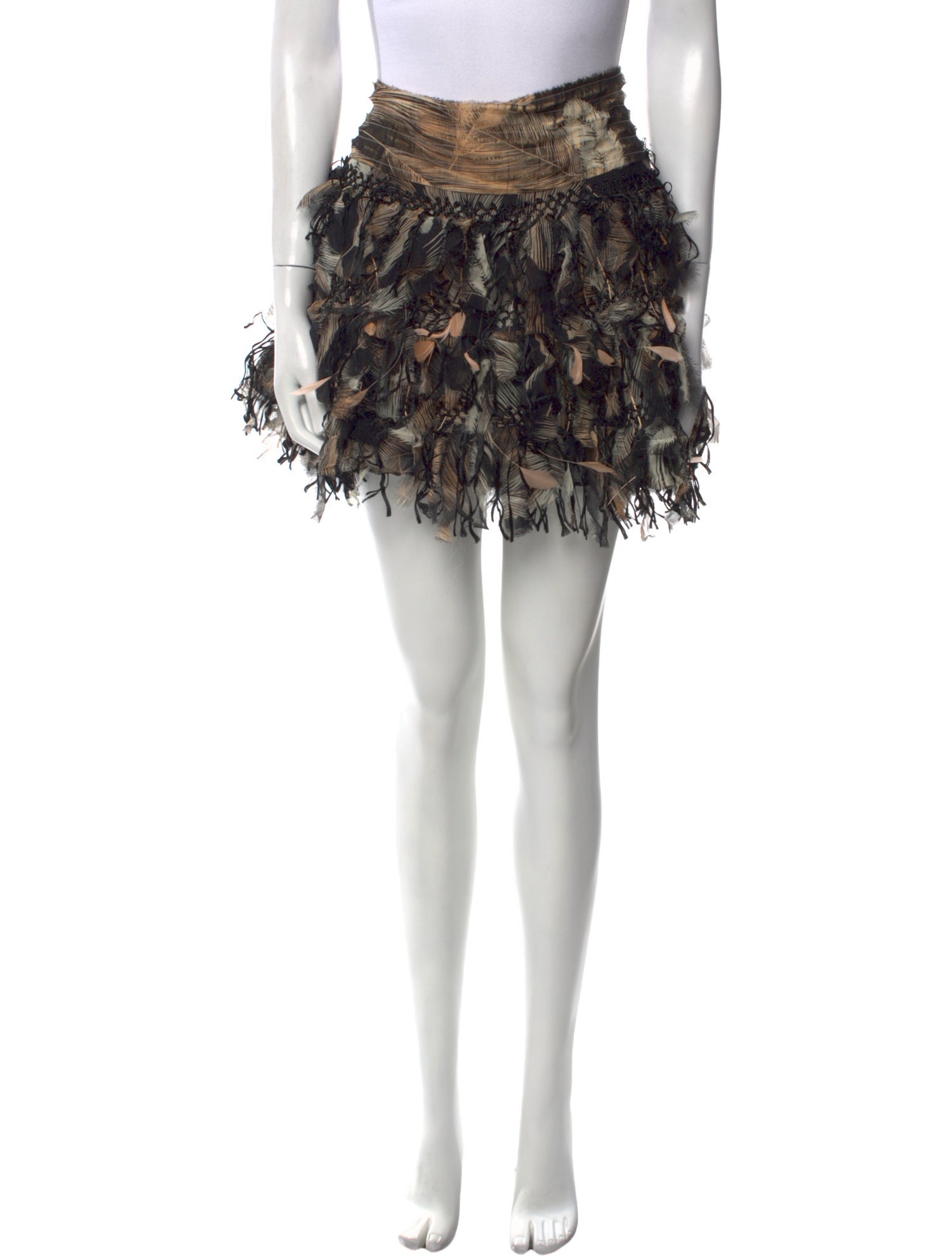 DVF x Apparis Silk Mini Skirt