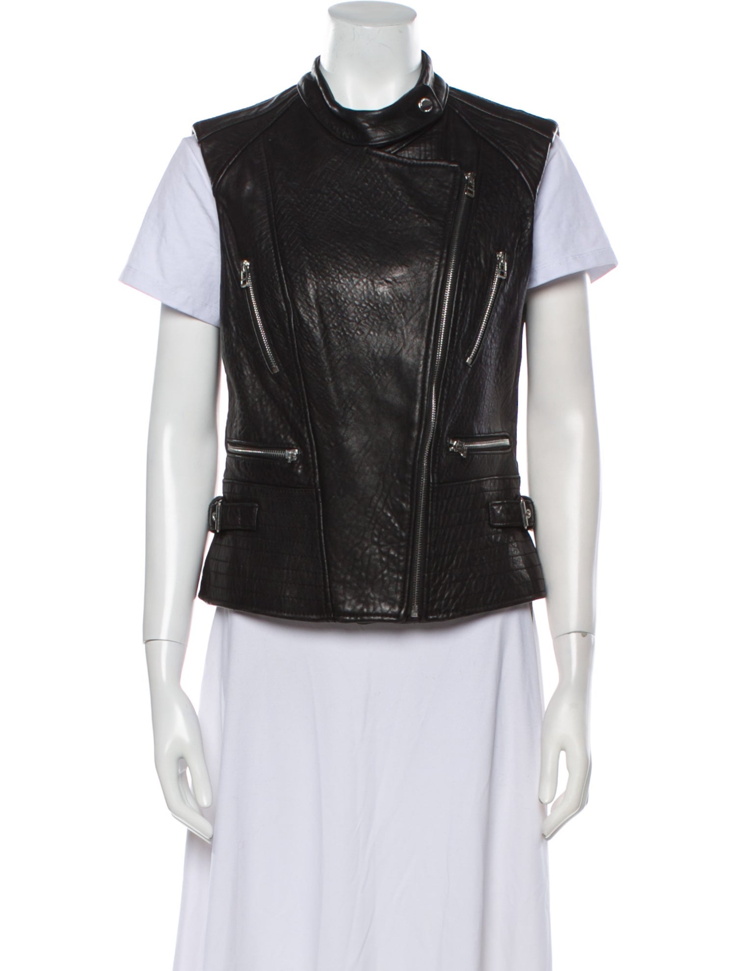 Dawn Levy Leather Biker Jacket