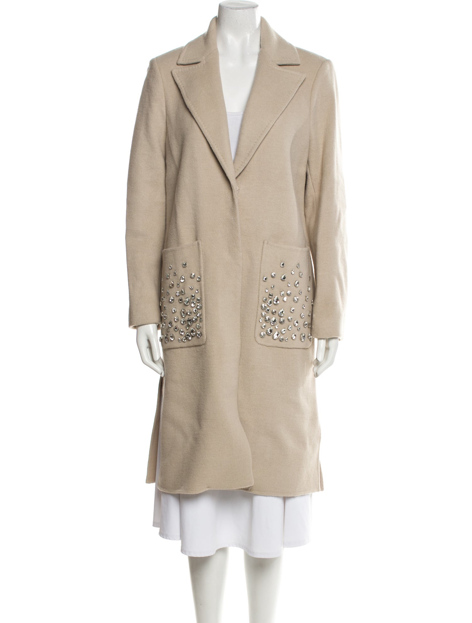 Dawn Levy Wool Trench Coat