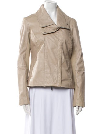 Dawn Levy Leather Biker Jacket