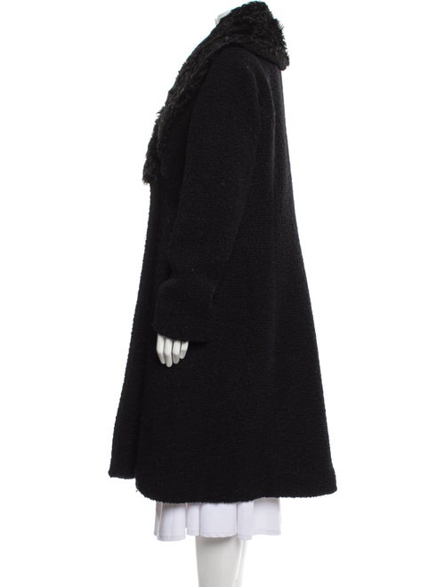 Dawn Levy Wool Faux Fur Coat
