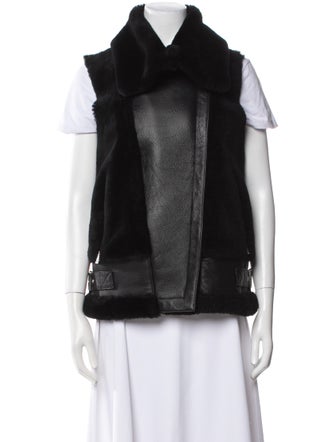 Dawn Levy Leather Down Jacket