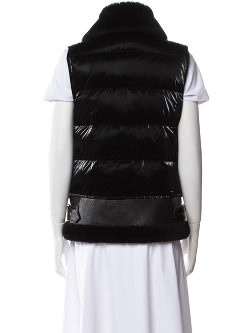 Dawn Levy Leather Down Jacket