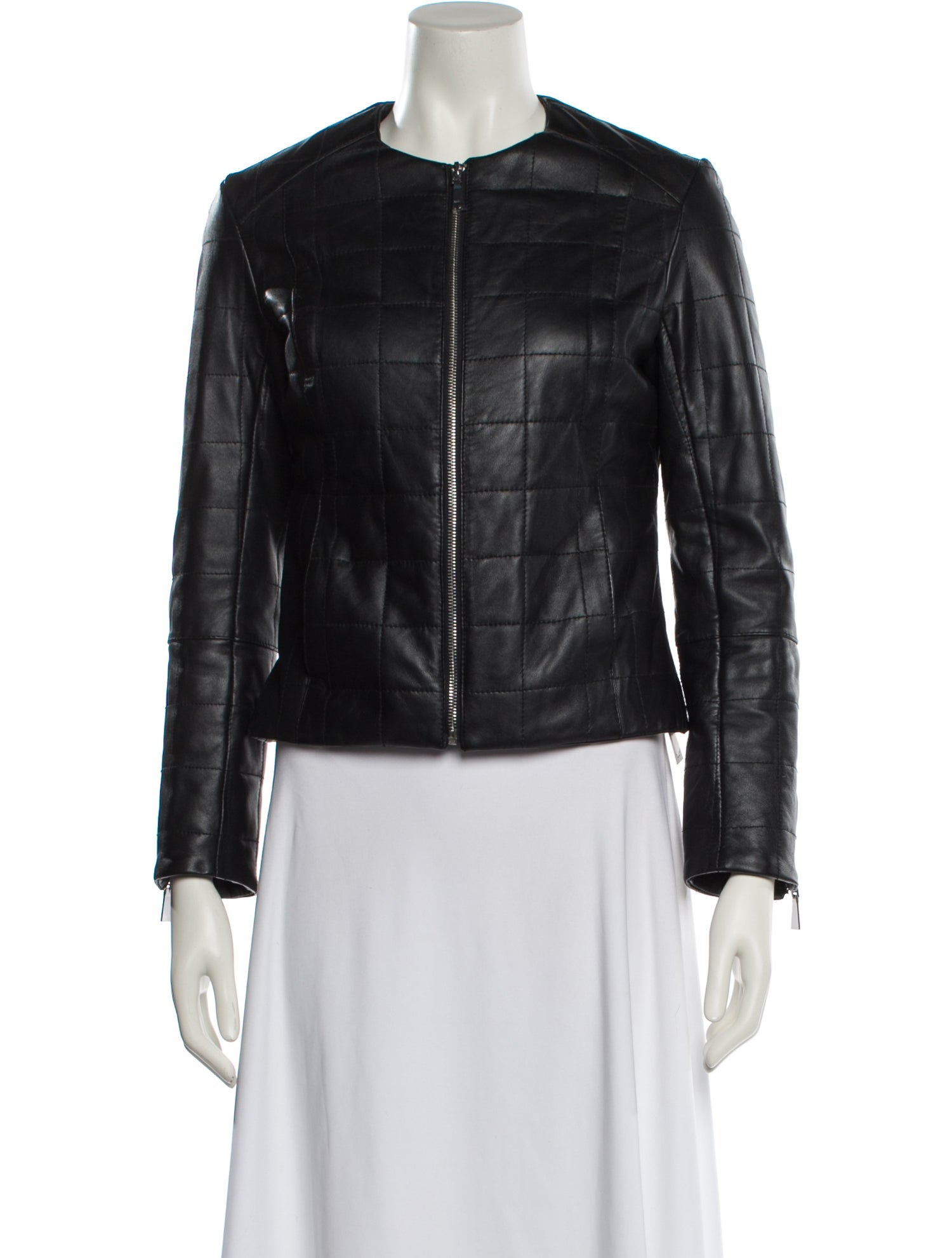 Dawn Levy Leather Biker Jacket