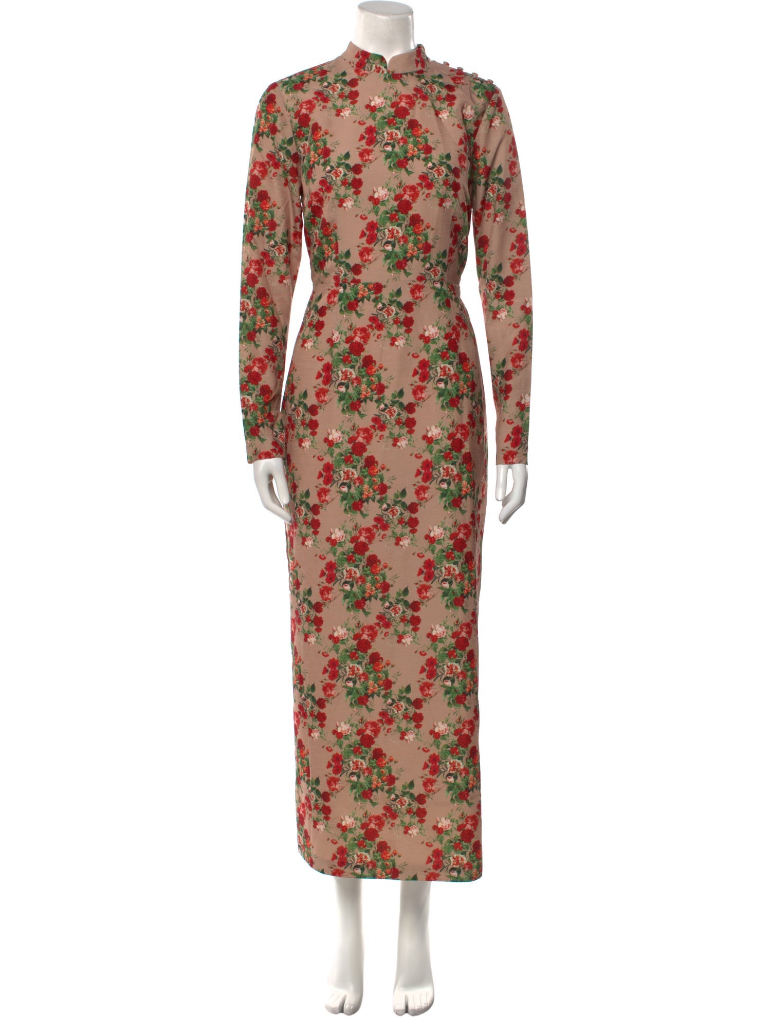 Damaris Bailey Floral Print Long Dress