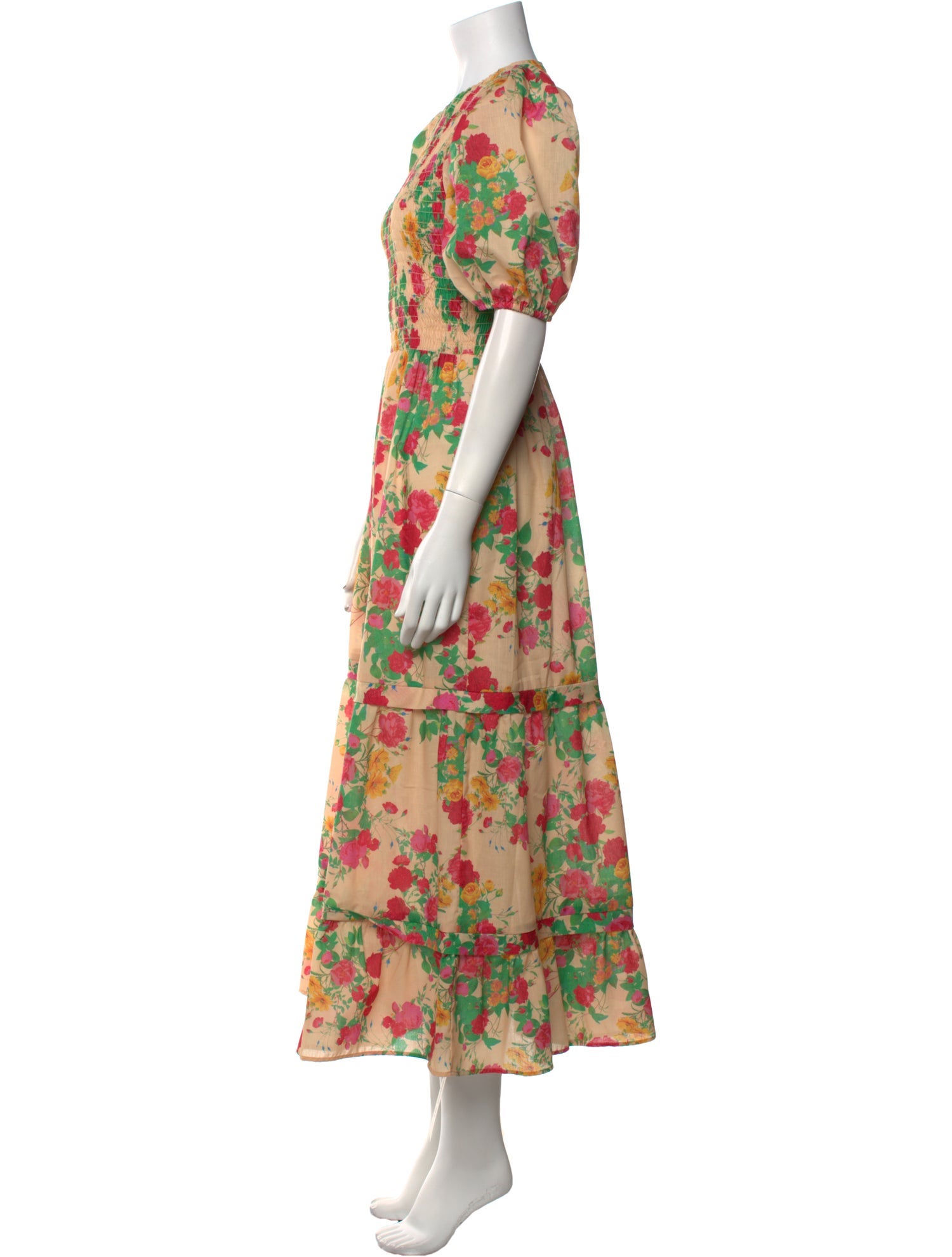 Damaris Bailey Floral Print Long Dress