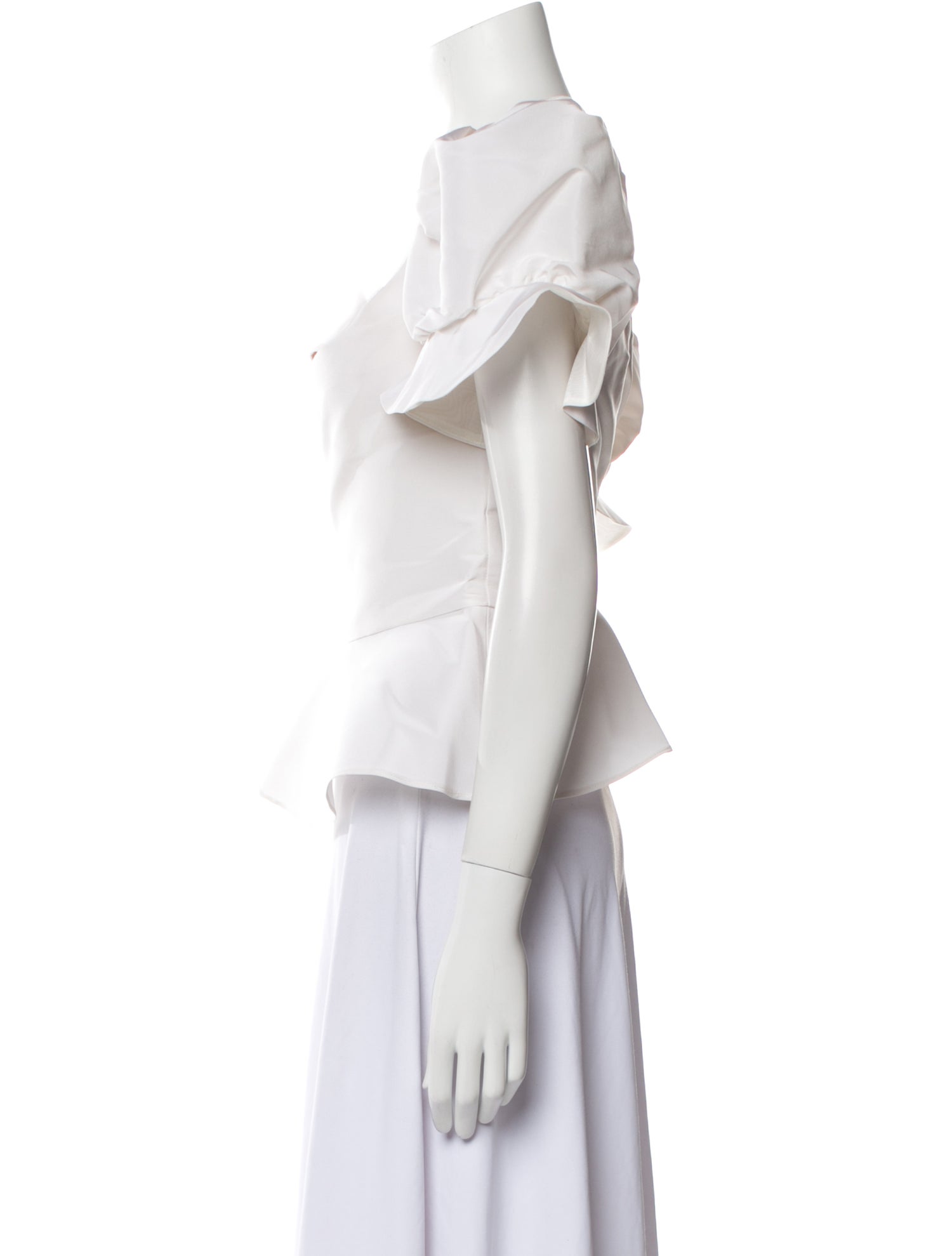 Damaris Bailey Silk Square Neckline Top