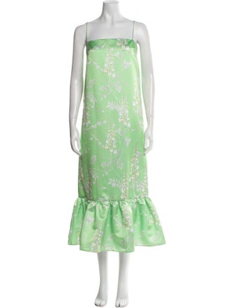 Damaris Bailey Floral Print Long Dress