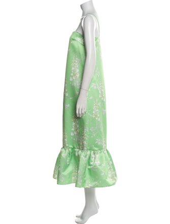 Damaris Bailey Floral Print Long Dress