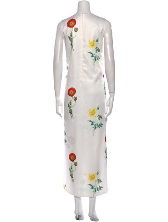 Damaris Bailey Floral Print Long Dress