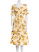 Damaris Bailey Floral Print Midi Length Dress