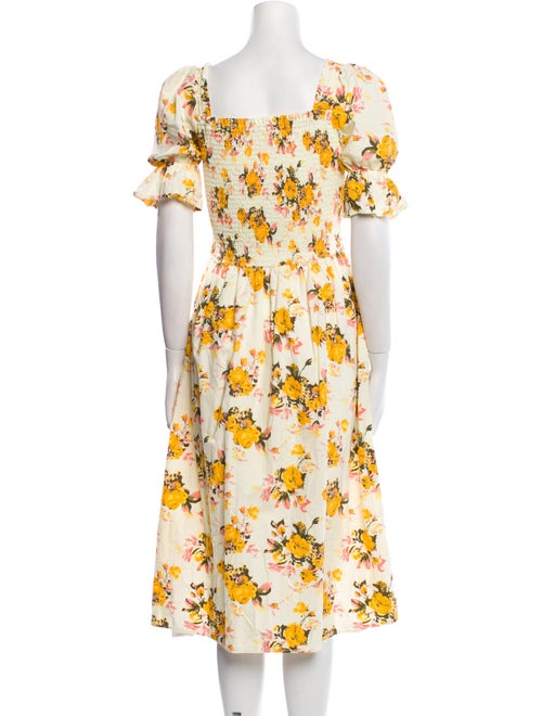 Damaris Bailey Floral Print Midi Length Dress