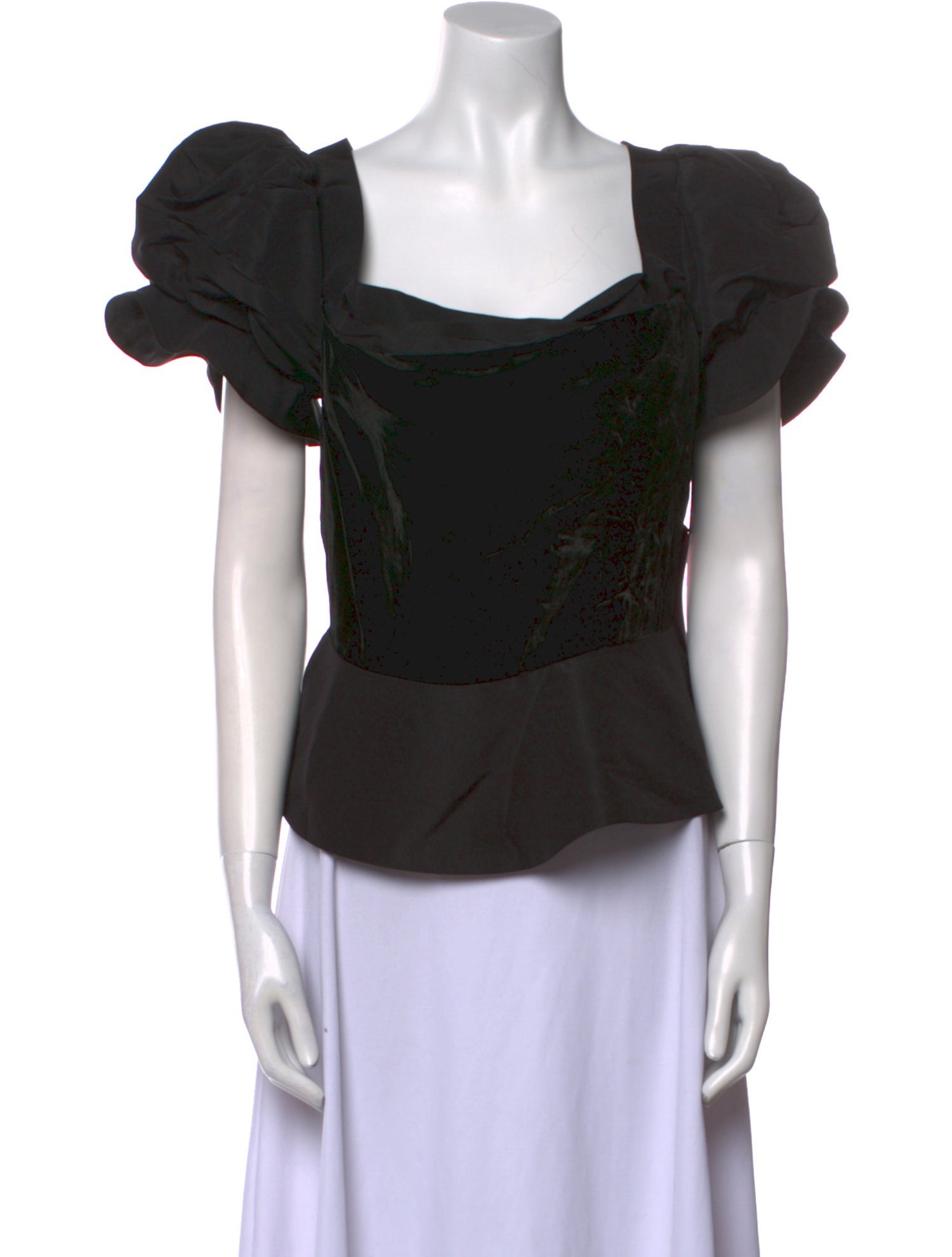 Damaris Bailey Square Neckline Short Sleeve Top