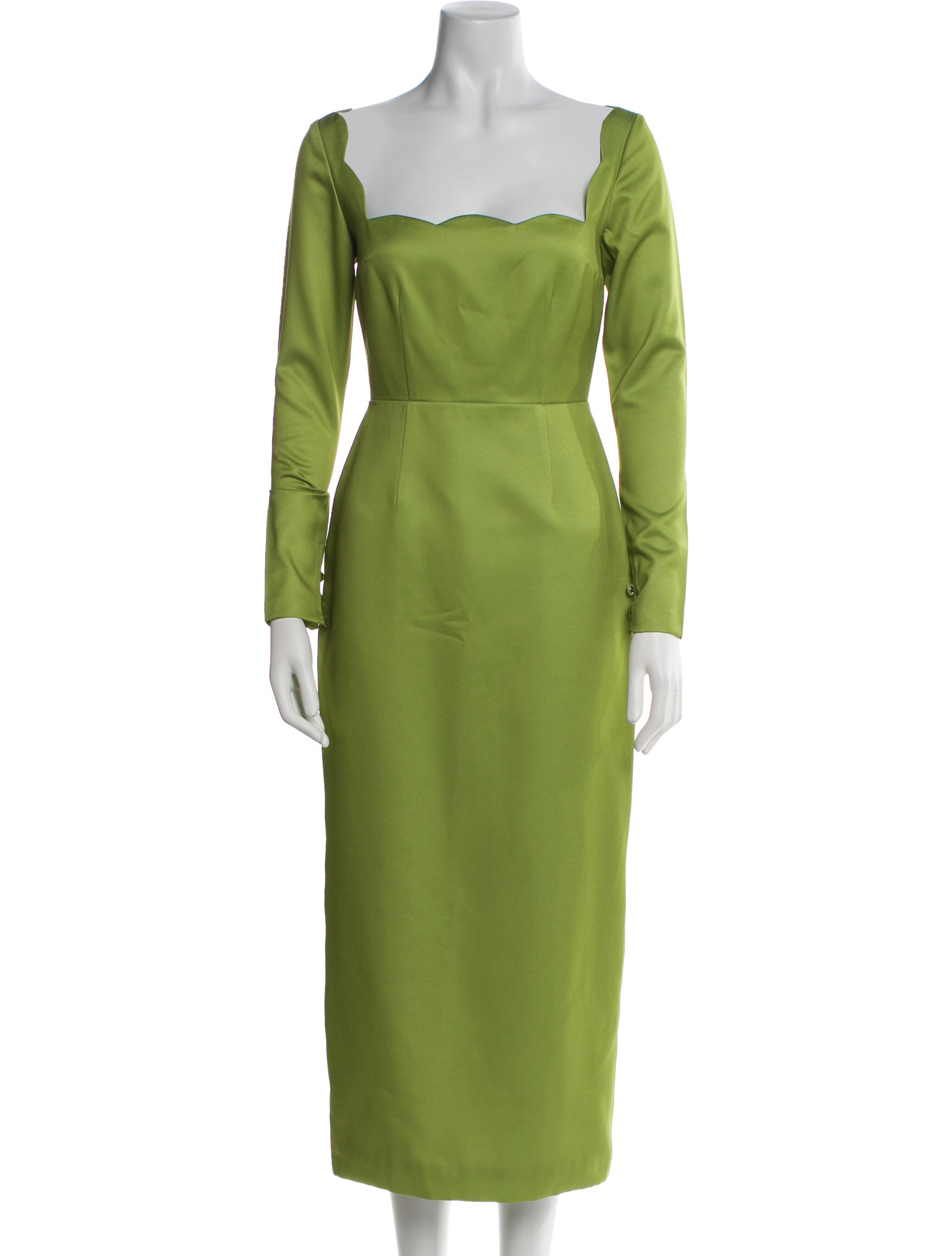 Damaris Bailey Square Neckline Long Dress