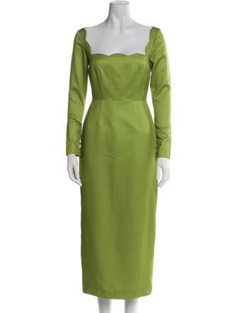 Damaris Bailey Square Neckline Long Dress