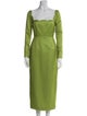 Damaris Bailey Square Neckline Long Dress