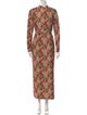 Damaris Bailey Floral Print Long Dress