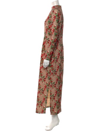 Damaris Bailey Floral Print Long Dress