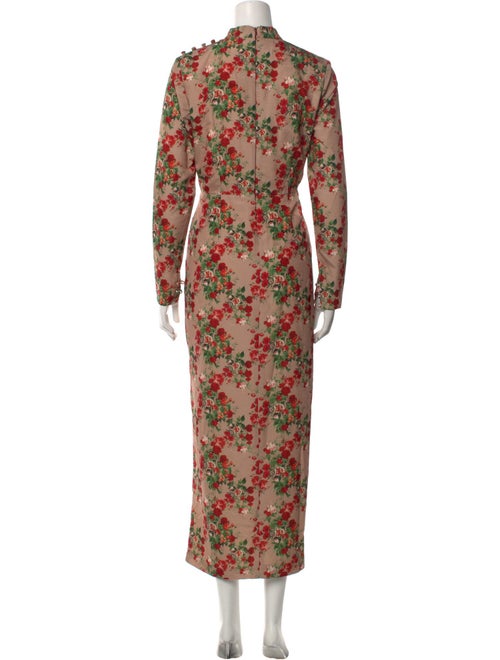 Damaris Bailey Floral Print Long Dress