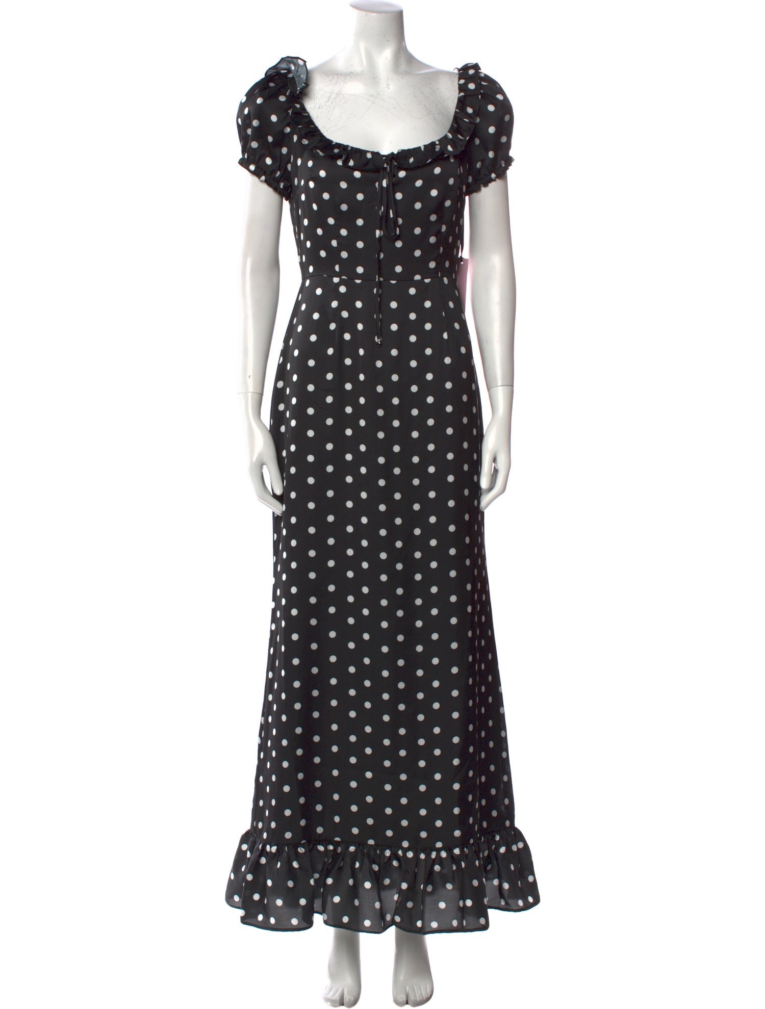 Damaris Bailey Polka Dot Print Long Dress w/ Tags