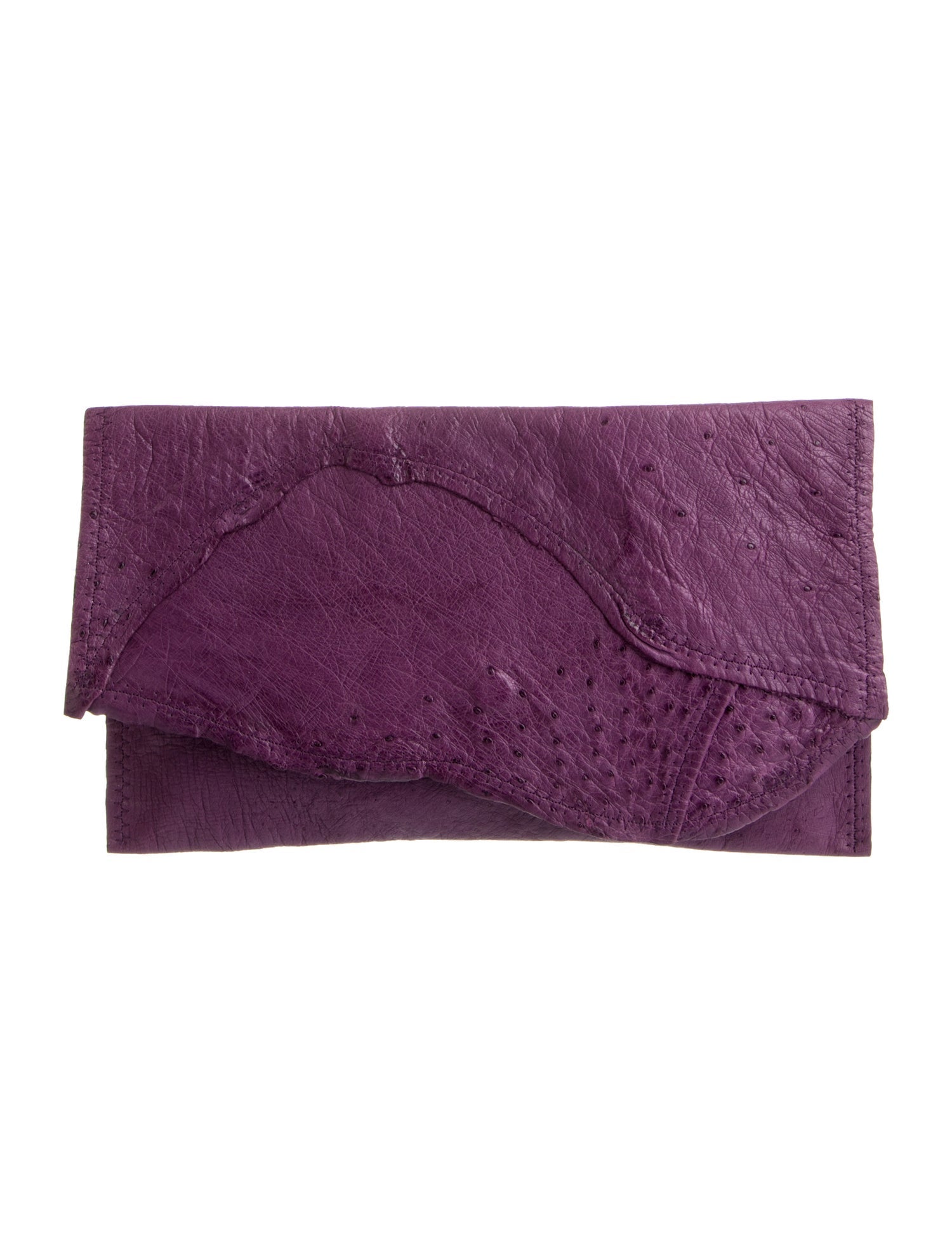 Deborah Barnet Ostrich Clutch