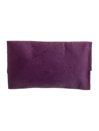 Deborah Barnet Ostrich Clutch