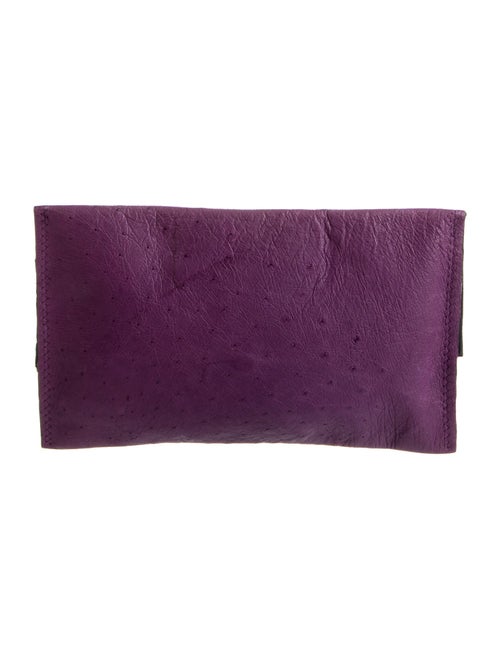 Deborah Barnet Ostrich Clutch