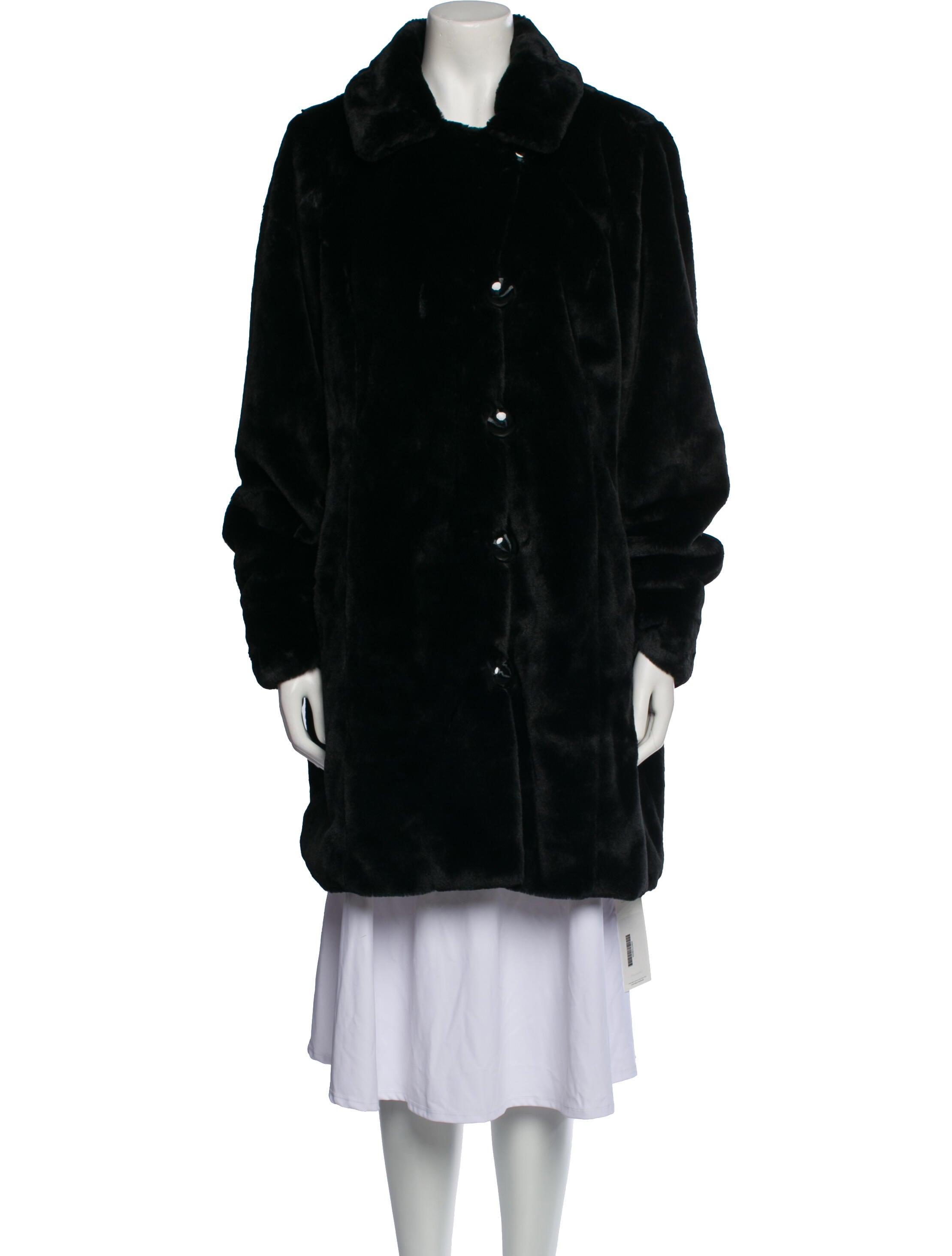 Dennis By Dennis Basso Faux Fur Coat