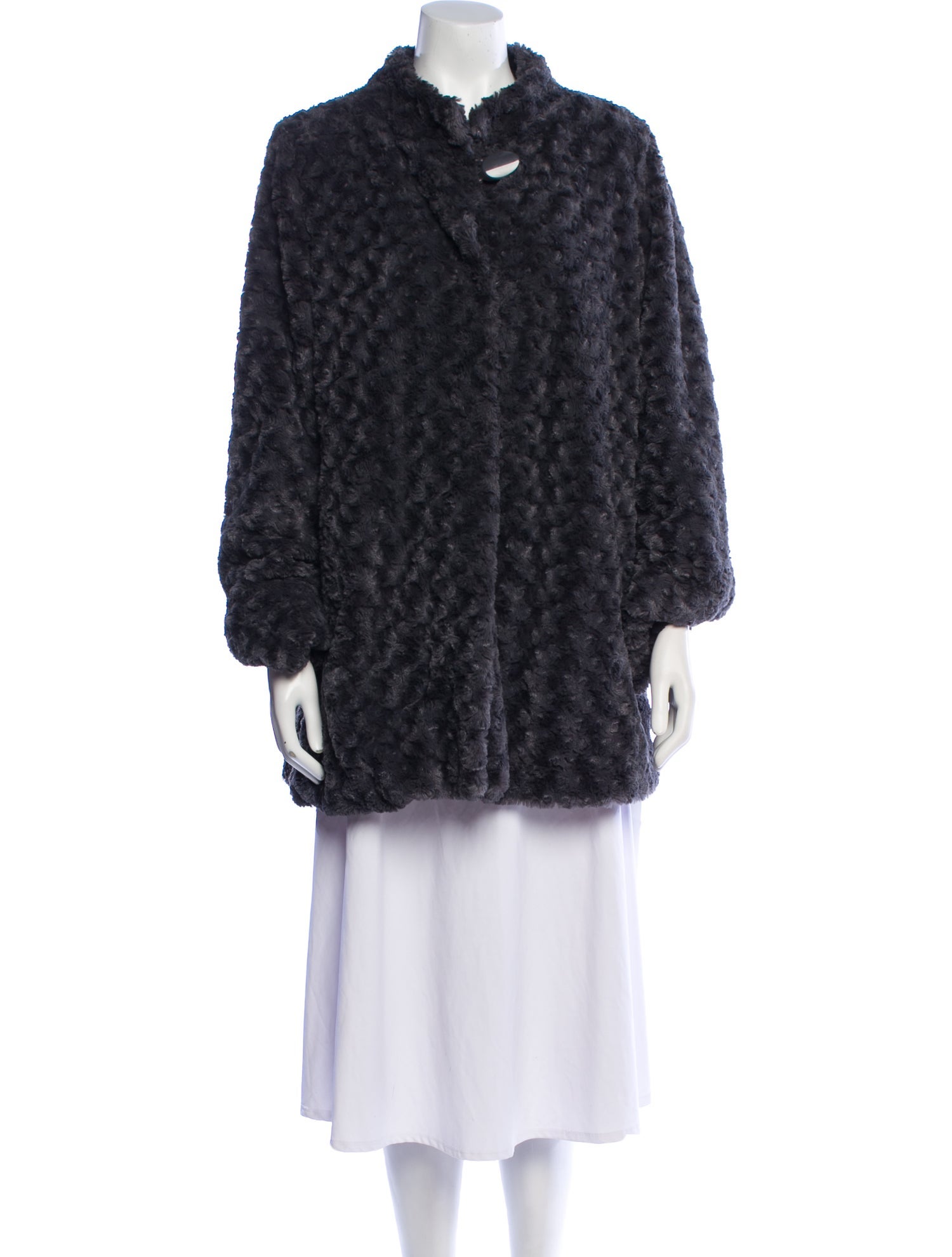 Dennis By Dennis Basso Faux Fur Jacket